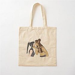 Baldur's Gate 3 Laezal x Shadowheart Cotton Tote Bag