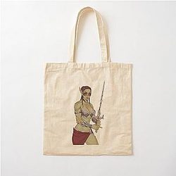 Baldur's Gate 3 Lae'zel Cotton Tote Bag