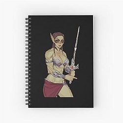 Baldur's Gate 3 Lael'zu CYNDIR Spiral Notebook