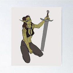 Baldur's Gate 3 Laezel Poster