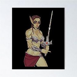 Baldur's Gate 3 Laezel Poster