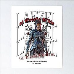Laezel Baldur's Gate 3 Githyanki Warrior Poster