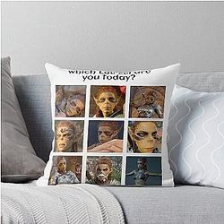Laezel Meme Baldur's Gate 3 Throw Pillow