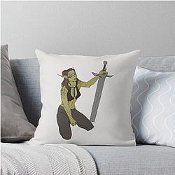Baldur's Gate 3 Laezel Throw Pillow