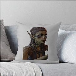 Laezel - Baldur's Gate 3 Throw Pillow
