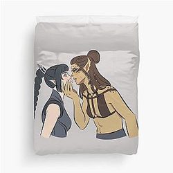 Baldurs Gate 3 Laezall x Shadowheart Duvet Cover