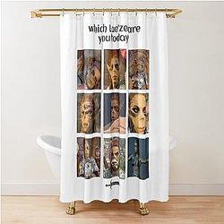 Laezel Meme Baldur's Gate 3 Shower Curtain