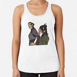 Baldur's Gate 3 Laezel x Shadowheart Racerback Tank Top