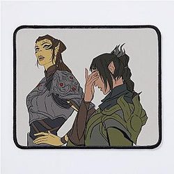 Baldur's Gate 3 Laezel and Shadowheart Mouse Pad