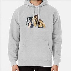 Baldur's Gate 3 Laezel x Shadowheart Pullover Hoodie