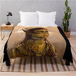 Laezel - Baldur's Gate 3 Throw Blanket
