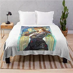 Baldur's Gate 3 Lae'zel Throw Blanket