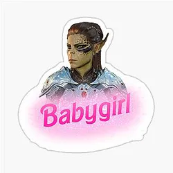 Laezel Baby Girl Sticker