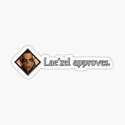Laezel Approves Sticker