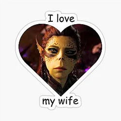 I love laezel Sticker