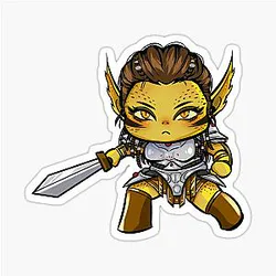 Laezel Chibi Sticker