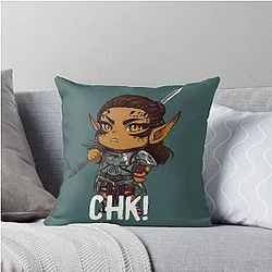 Chibi Laezel Throw Pillow
