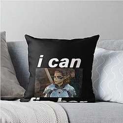 Laezel I Can Fix Her Throw Pillow
