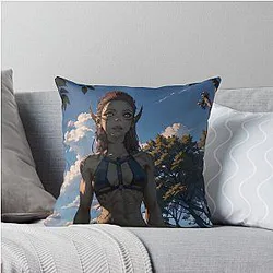 Baldur's Gate 3: Laezel Throw Pillow