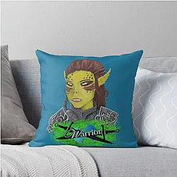 Laezel Warrior Throw Pillow
