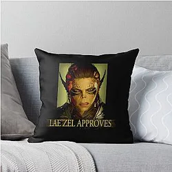 LAEZEL APPROVES Throw Pillow