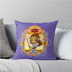 Laezel Tamagotchi Throw Pillow