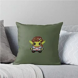 Pixelated La'zel Throw Pillow