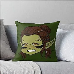 Chibi Laelzel Throw Pillow