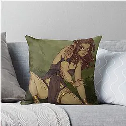 Laezel Crouch Throw Pillow