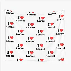 I love LazeL Tapestry