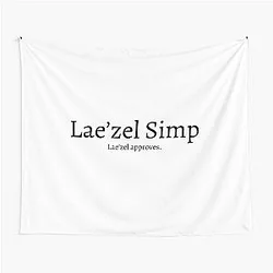 Lae'zel Simp - Lae-zel Approves Baldur's Gate 3 Companion Tapestry