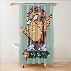 Laezel Disapproves Shower Curtain