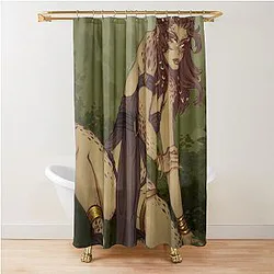 Laezel Crouch Shower Curtain