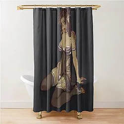 Relaxing Lazeel Shower Curtain