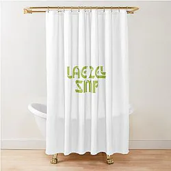 Laezel Simple Shower Curtain