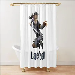 Laezel Baldur's Gate Shower Curtain