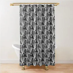 Baldur's Gate 3: Laezel Shower Curtain