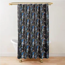Baldur's Gate 3: Lae'zel Shower Curtain