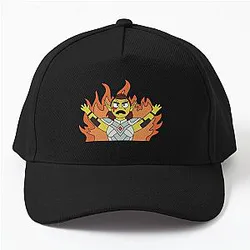 Laezel on Fire Baseball Cap