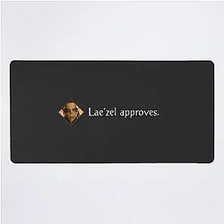 Here is the cleaned title:

Laezel Approves Desk Mat