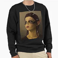 Laezel Portrait Pullover Sweatshirt