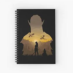 Baldur's Gate 3 Lae'zel Spiral Notebook
