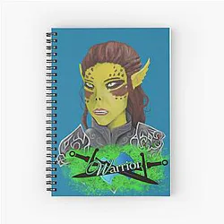 Lae'zel Warrior Spiral Notebook