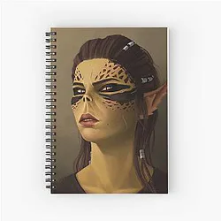 Laezel Portrait Spiral Notebook
