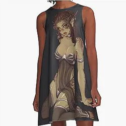 Relaxing Lae Zel A Line Dress