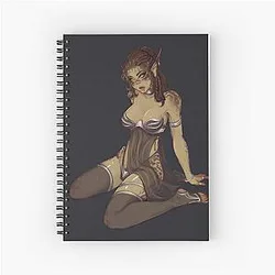 Relaxing Laezel Spiral Notebook