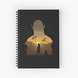 Baldur's Gate 3 - Lae'zel Negative Illusion Spiral Notebook