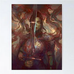 Laezel With a Blade Poster