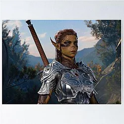 Laezel the Githyanki Fighter Poster