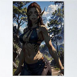 Baldur's Gate 3: La'zel Poster